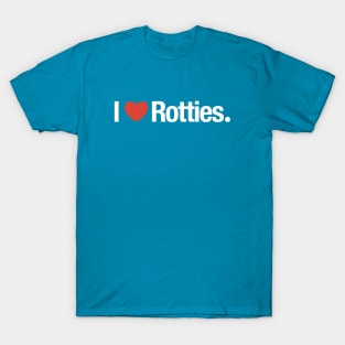 I heart Rotties T-Shirt